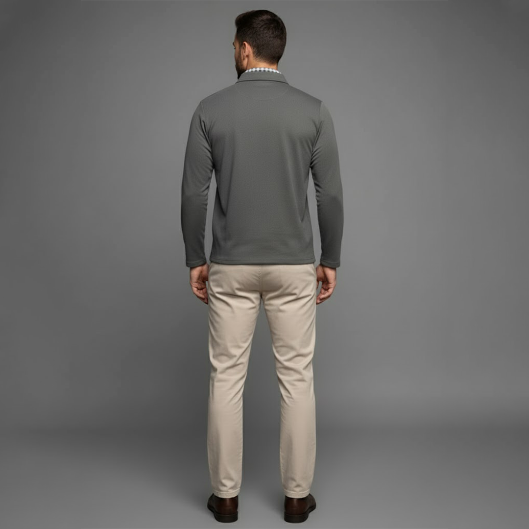 Scott | Men’s Winter Long-Sleeve Polo Shirt