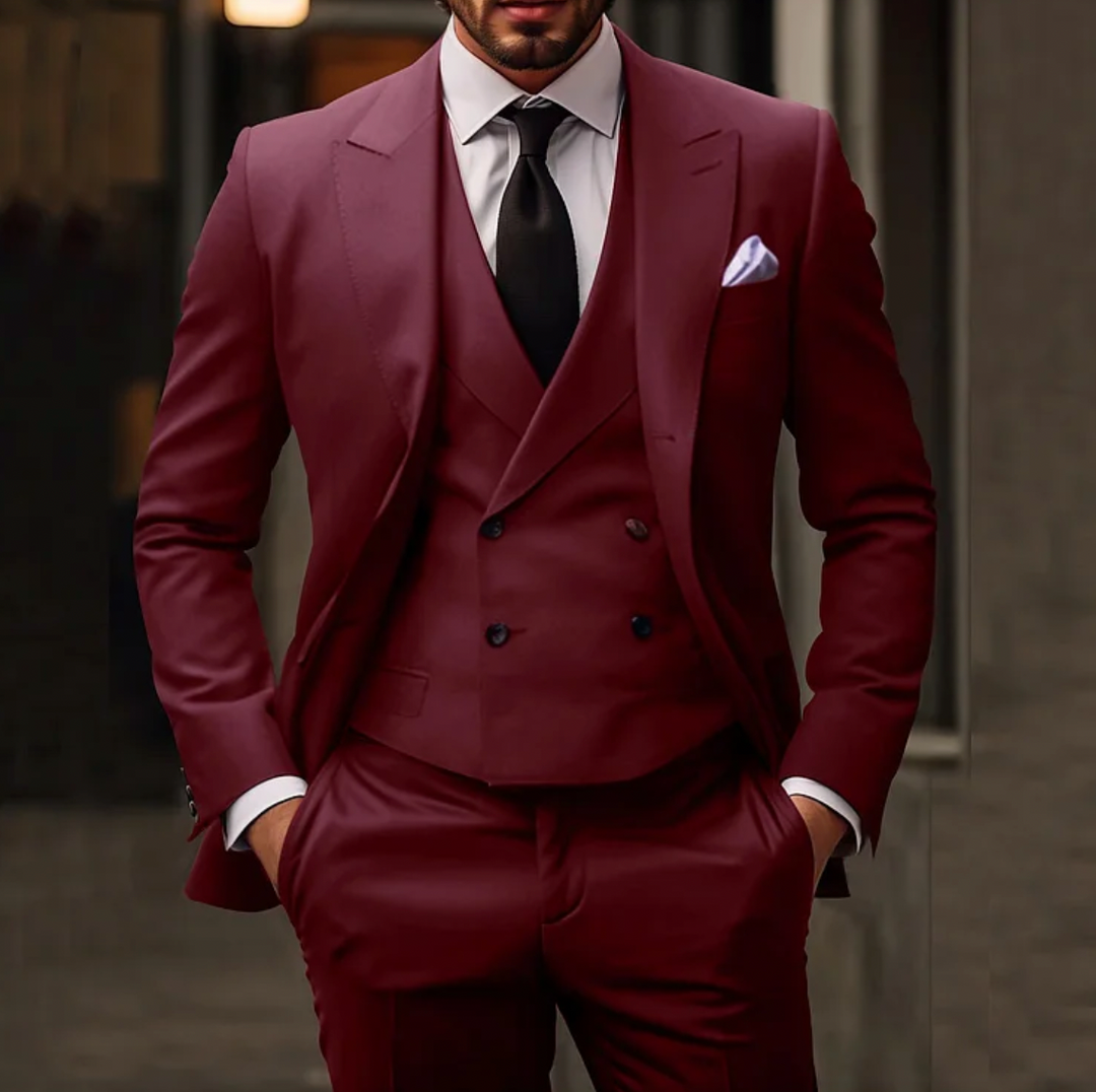 Emma | Classic Three Piece Slim Fit Suit for Men