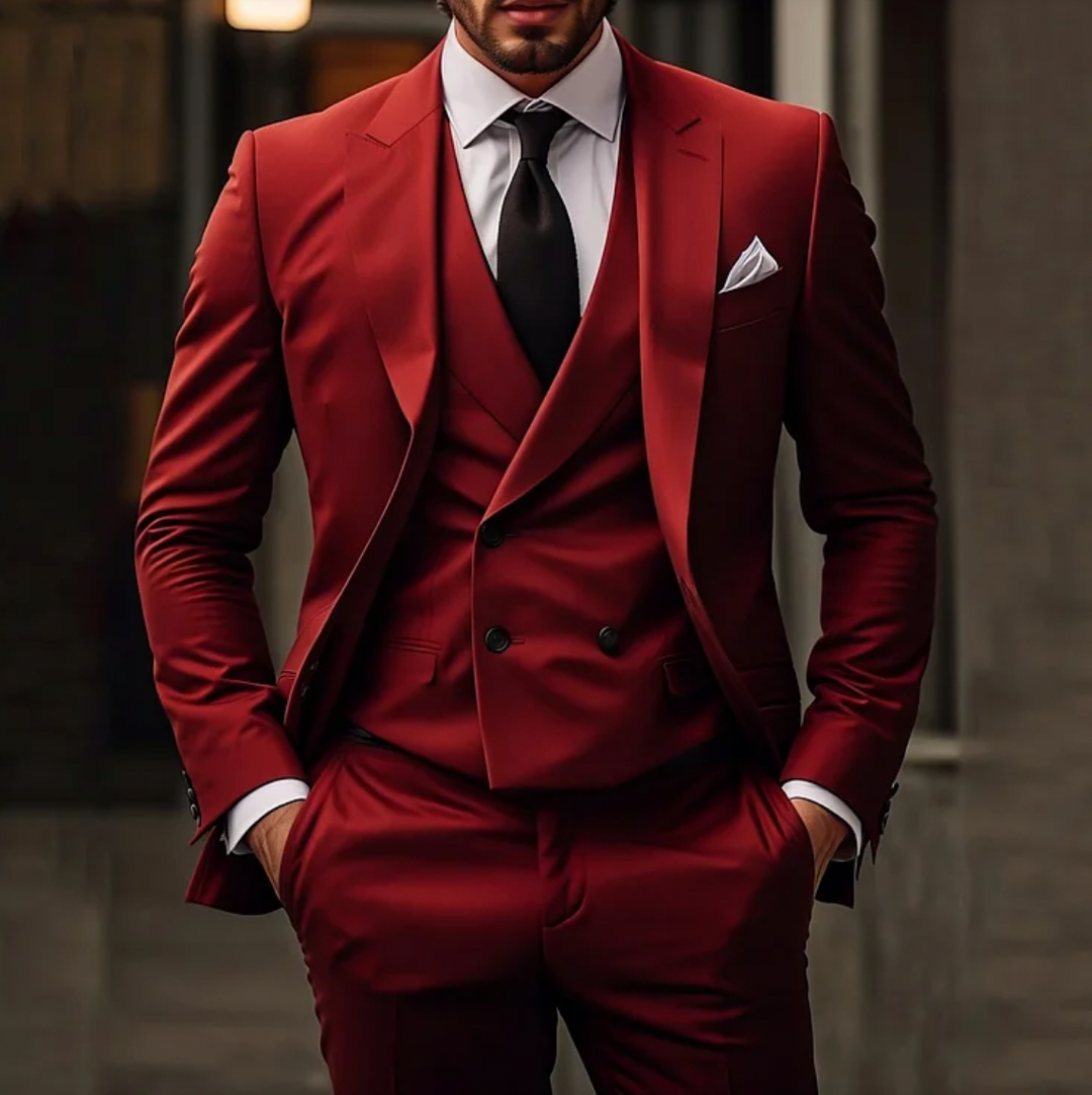 Emma | Classic Three Piece Slim Fit Suit for Men