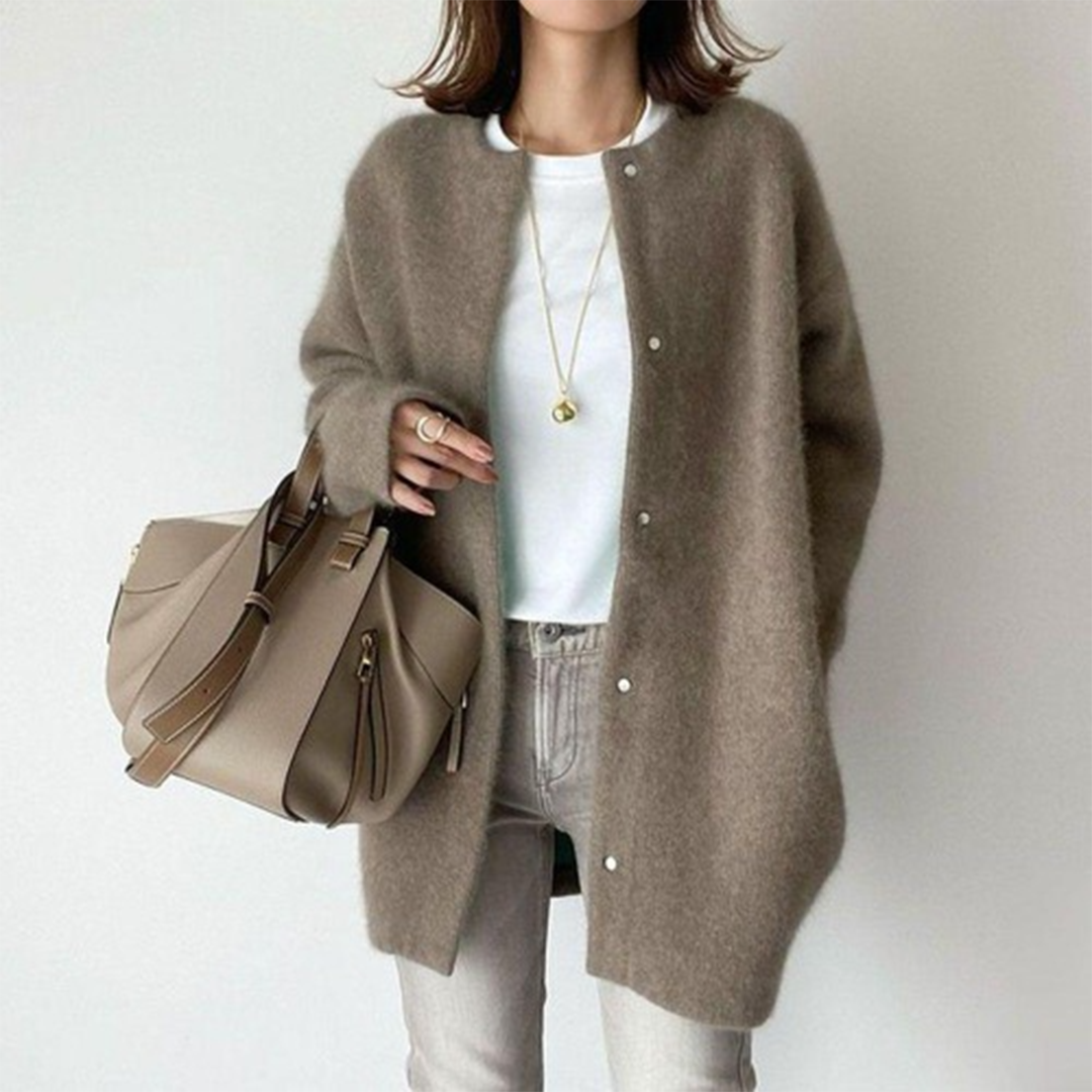 Catherine | Women’s Soft Relaxed Fit Long Cardigan