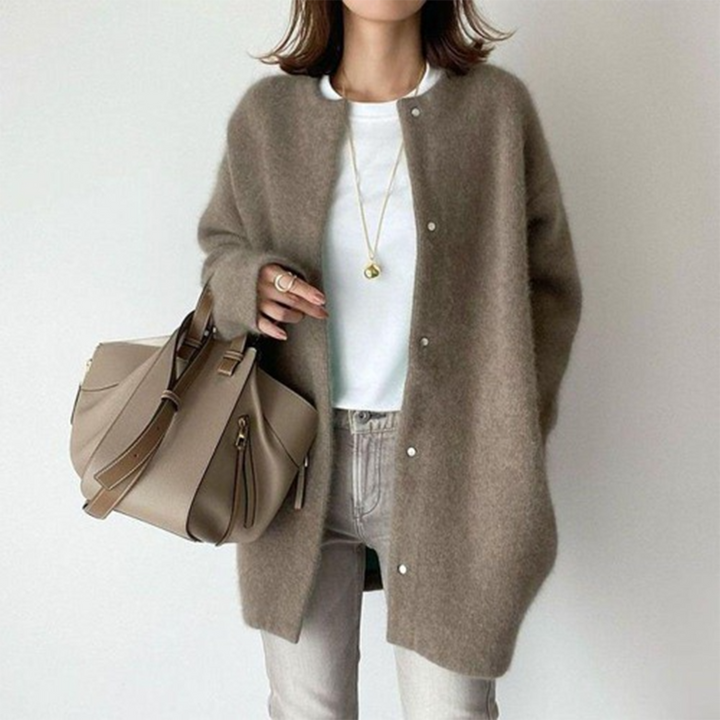 Catherine | Women’s Soft Relaxed Fit Long Cardigan