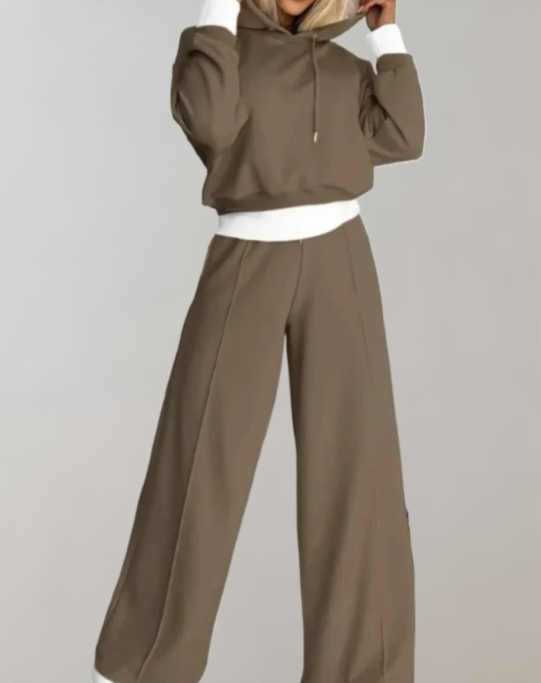 Bethany | Women Two Piece Casual Fit Wide-Leg Tracksuit Pants