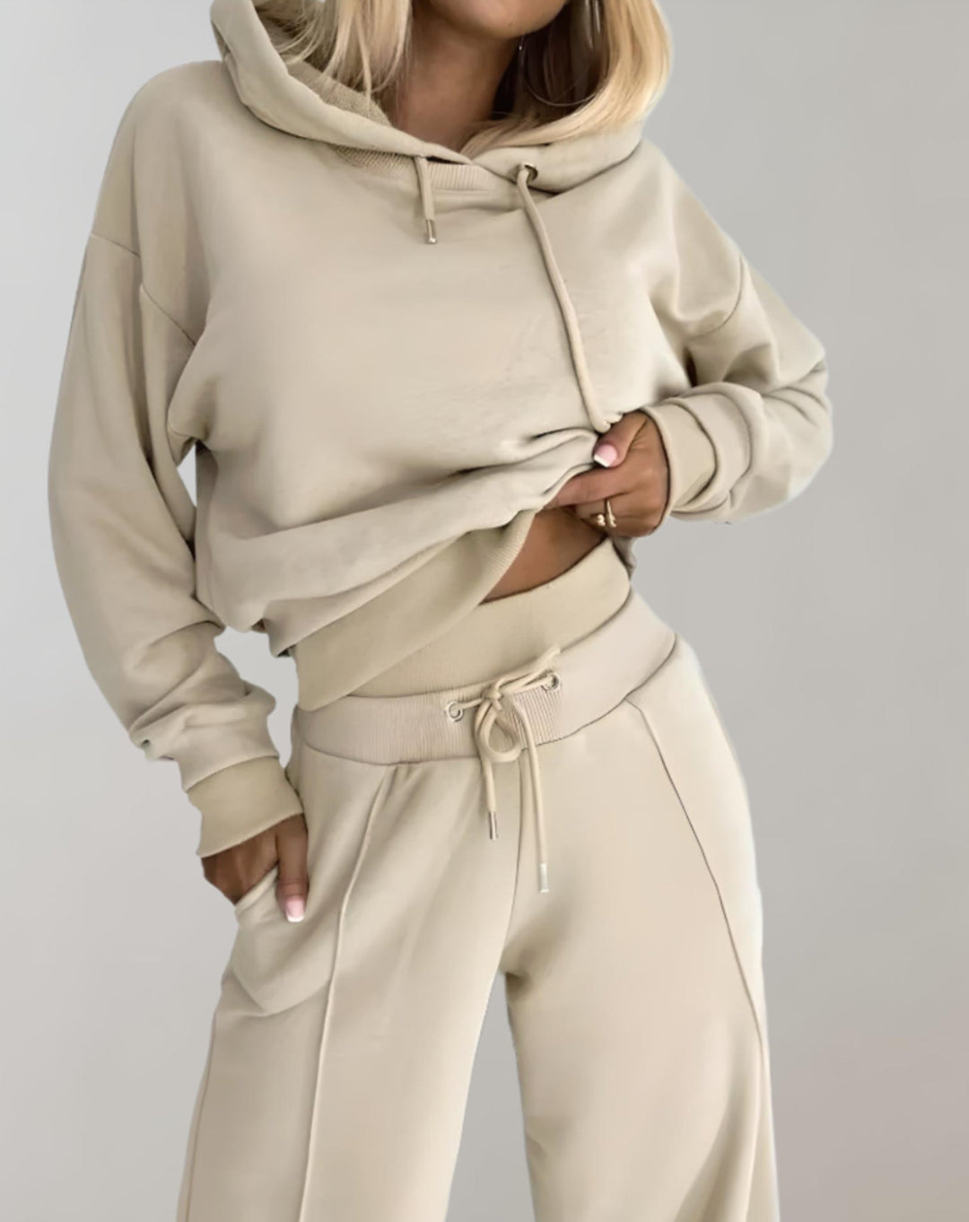 Bethany | Women Two Piece Casual Fit Wide-Leg Tracksuit Pants
