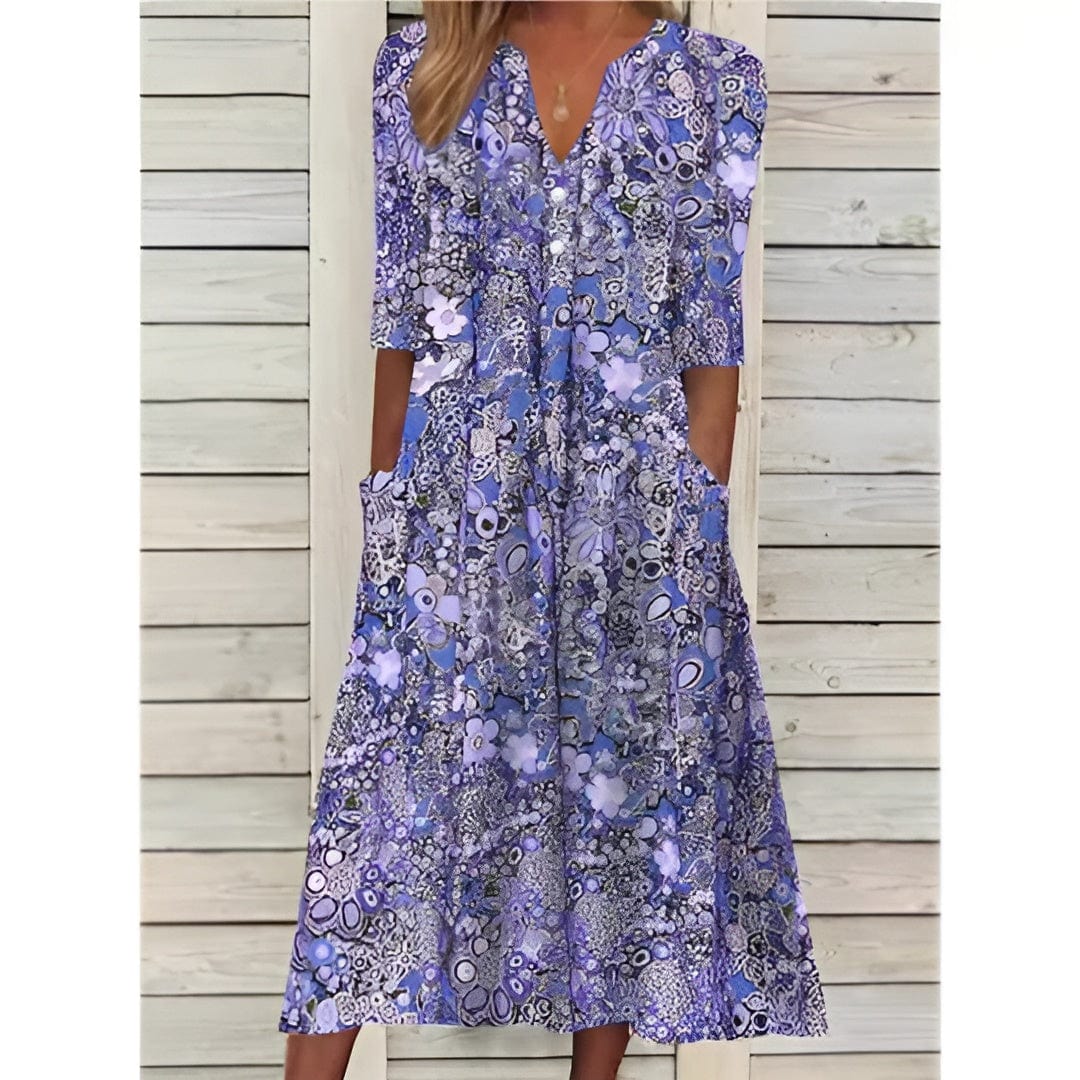 Bridget | Floral Midi Dress