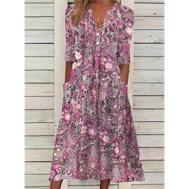Bridget | Floral Midi Dress