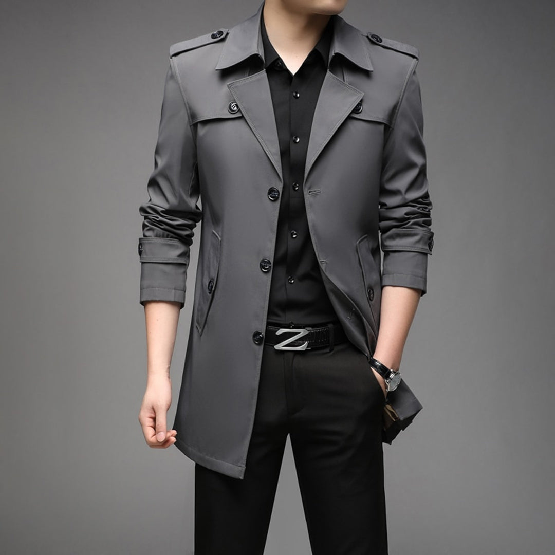 George | Men’s Classic Double-Breasted Trench Coat