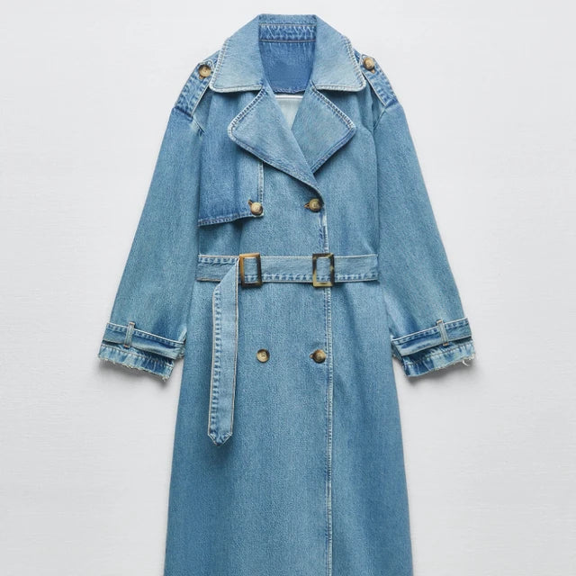 Victoria | Women’s Belted Long Trench Winter Coat