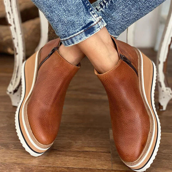 Daisy | Everyday Comfort Wedge Heel Ankle Women's Shoes