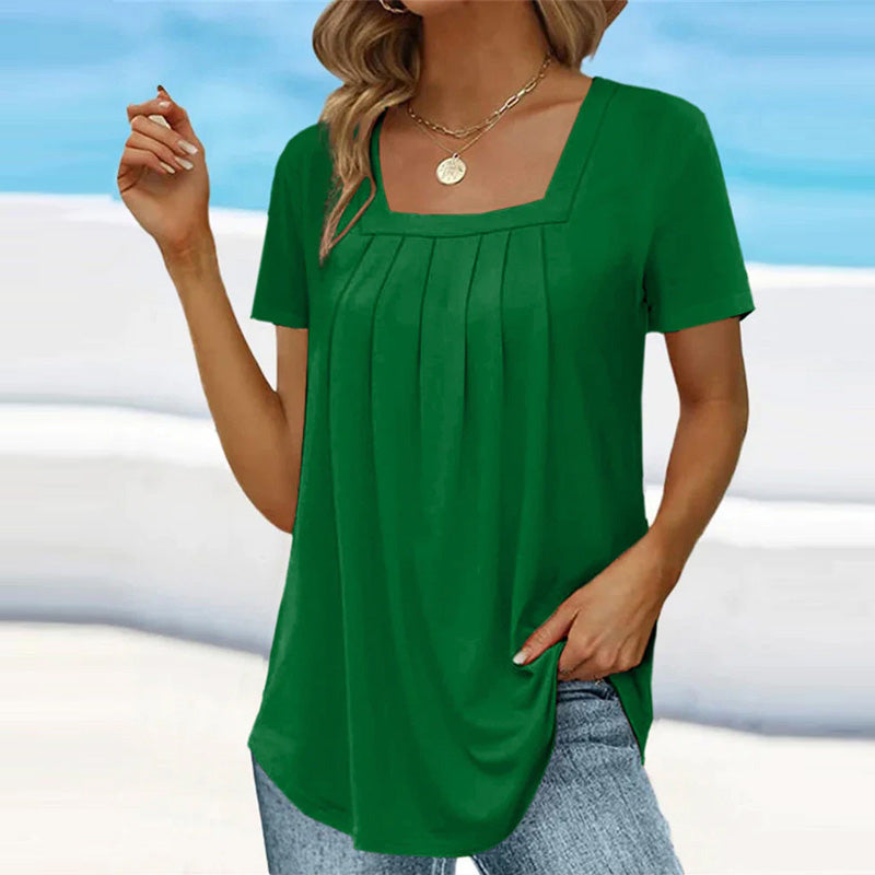 Clouie | Lightweight Pleated Blouse
