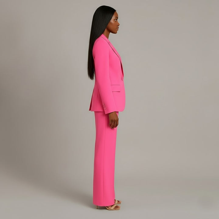 Christian | Chic Formal Suit Set with Tailored Long Blazer for Women