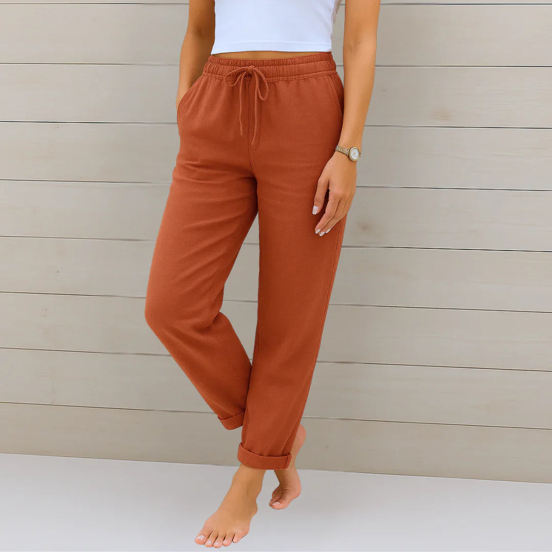Ellaine | Linen Stretch Trousers