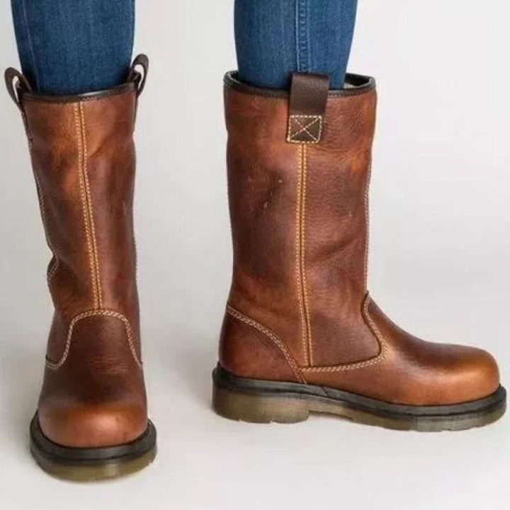Glazel | Lined Leather Boots