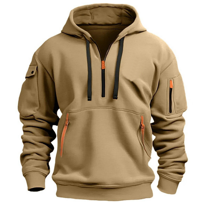 Jamie | Men's Comfortable Zip Front Sports Hoodie