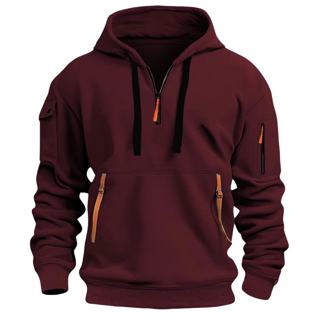 Jamie | Men's Comfortable Zip Front Sports Hoodie