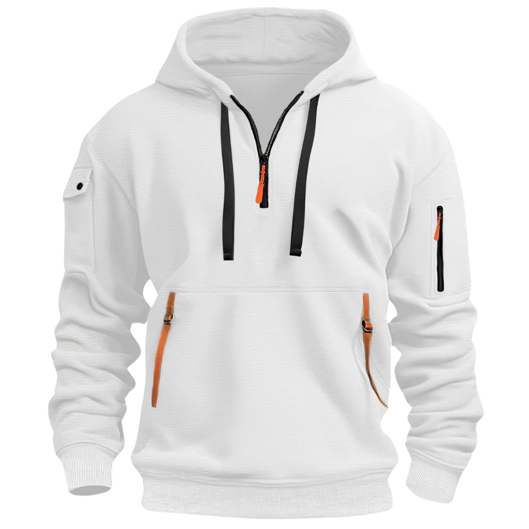 Jamie | Men's Comfortable Zip Front Sports Hoodie