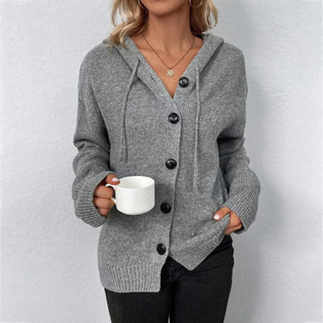 Elsie | Women’s Relaxed Fit Hooded Knit Cardigan