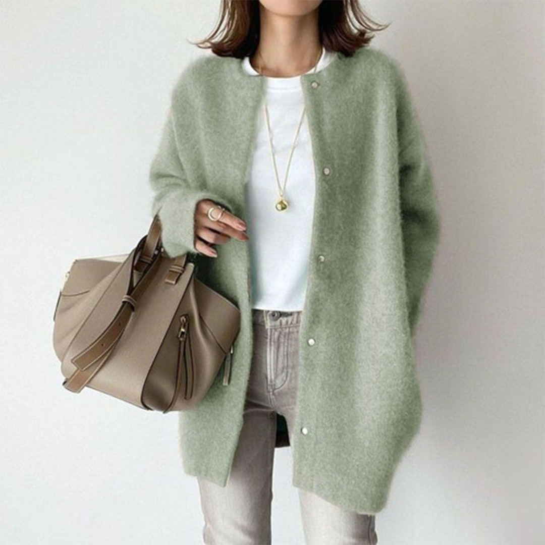 Catherine | Women’s Soft Relaxed Fit Long Cardigan