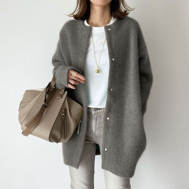 Catherine | Women’s Soft Relaxed Fit Long Cardigan