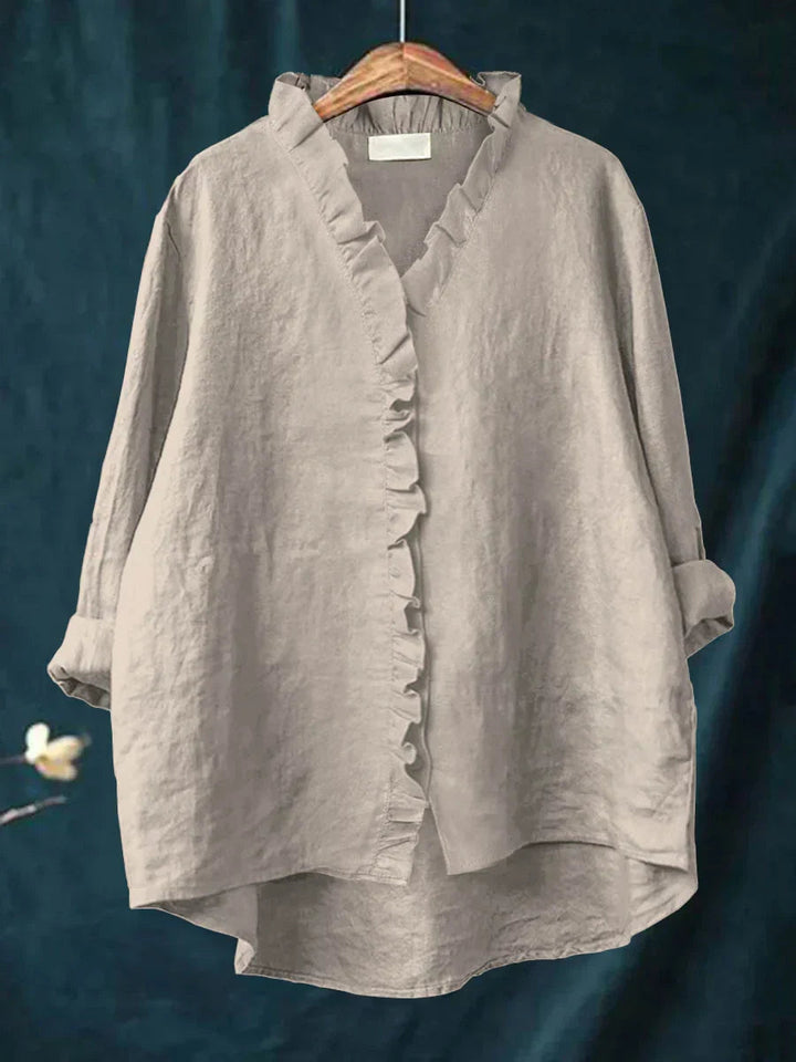Hailey | Frill Button Blouse