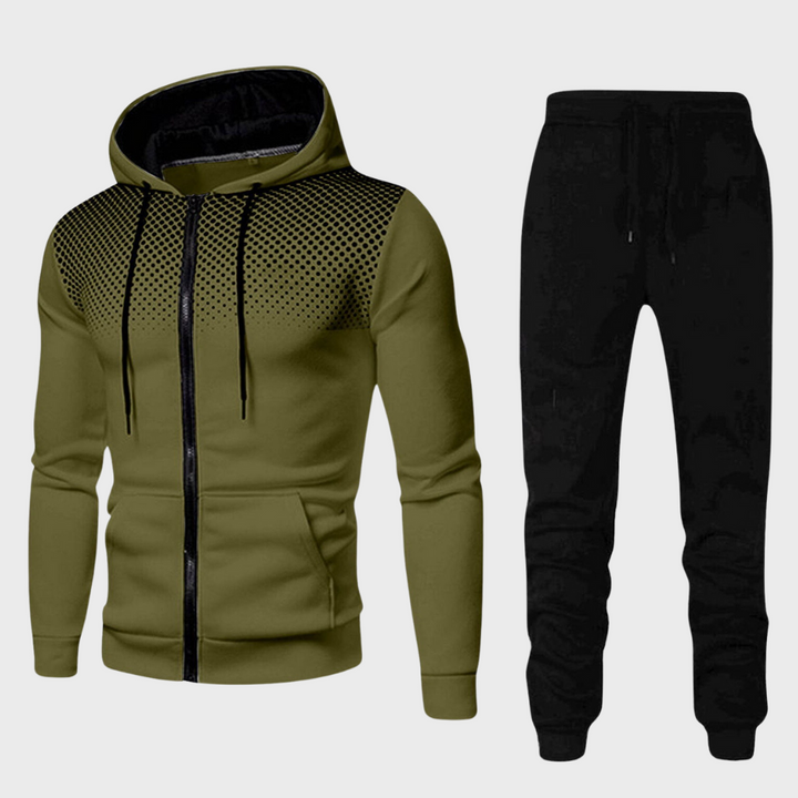 James | Casual Two-Piece Set with Zip-Up Hoodie