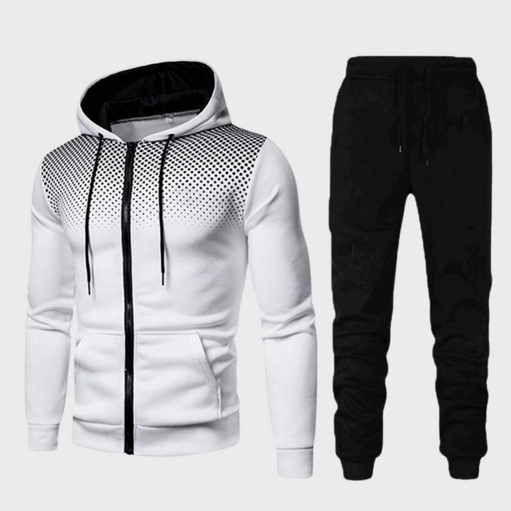 James | Casual Two-Piece Set with Zip-Up Hoodie