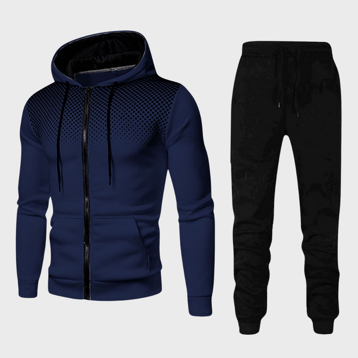 James | Casual Two-Piece Set with Zip-Up Hoodie