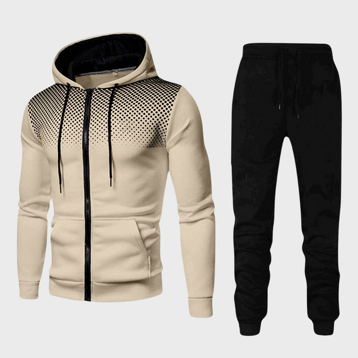 James | Casual Two-Piece Set with Zip-Up Hoodie