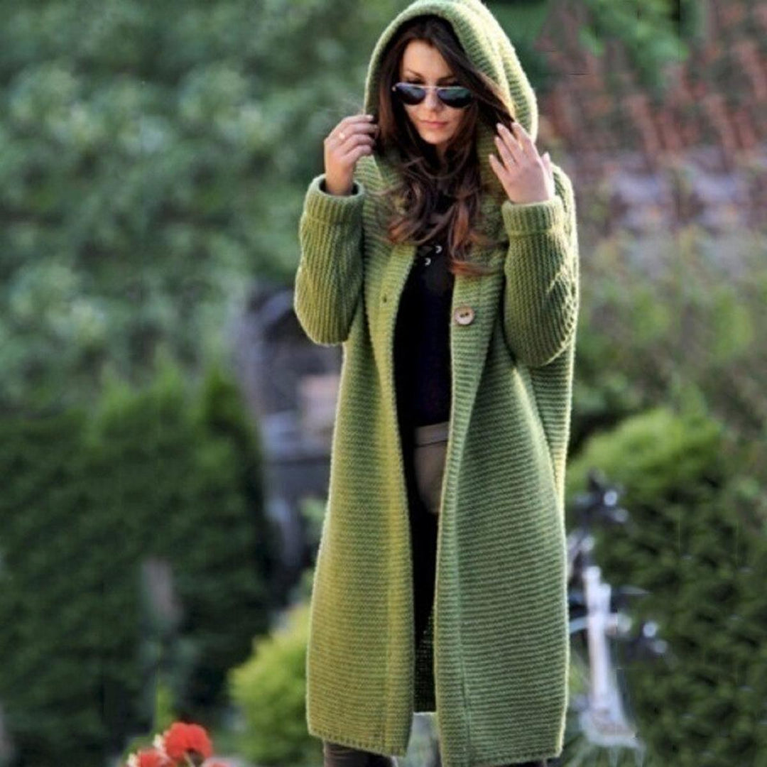 Grace | Women Relaxed Fit Hooded Casual Long Cardigan