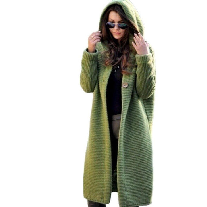 Grace | Women Relaxed Fit Hooded Casual Long Cardigan