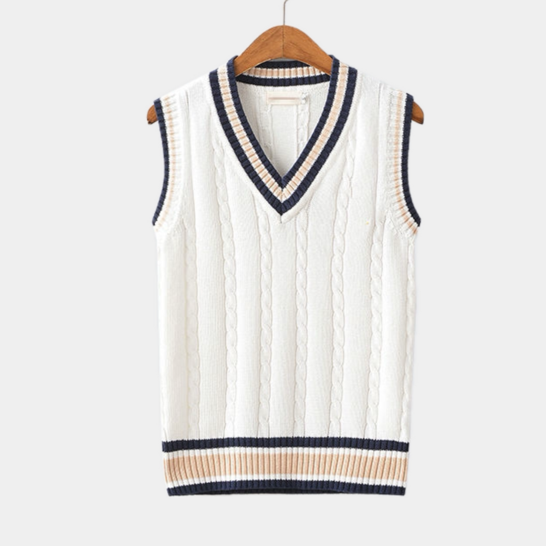 Elliot | Men’s Classic V-Neck Knitted Fashion Vest