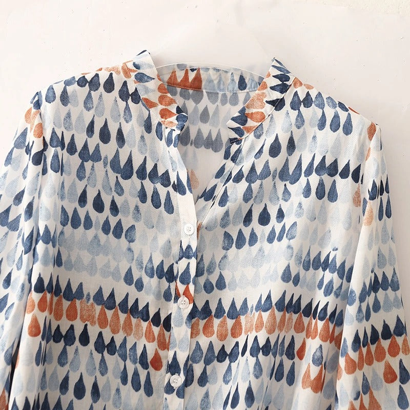 Iris | Elegant Summer Blouse
