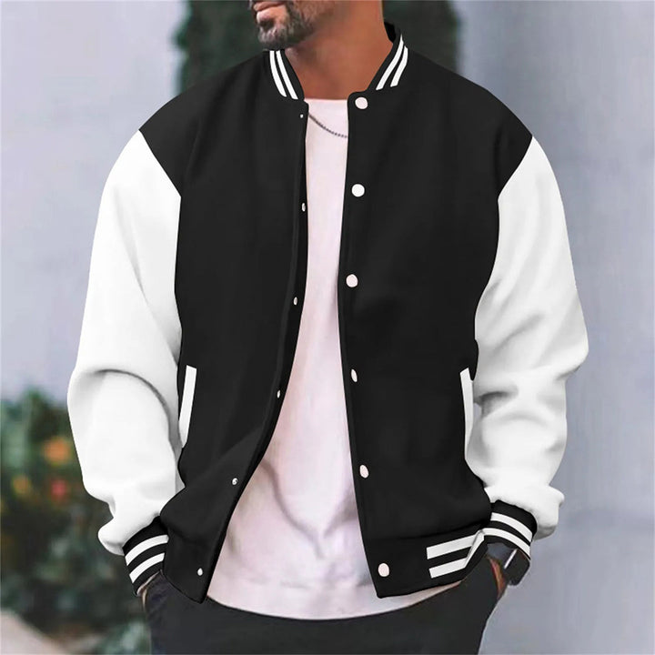 Jacob | Men's Casual Bomber Jacket with Zipper Closure