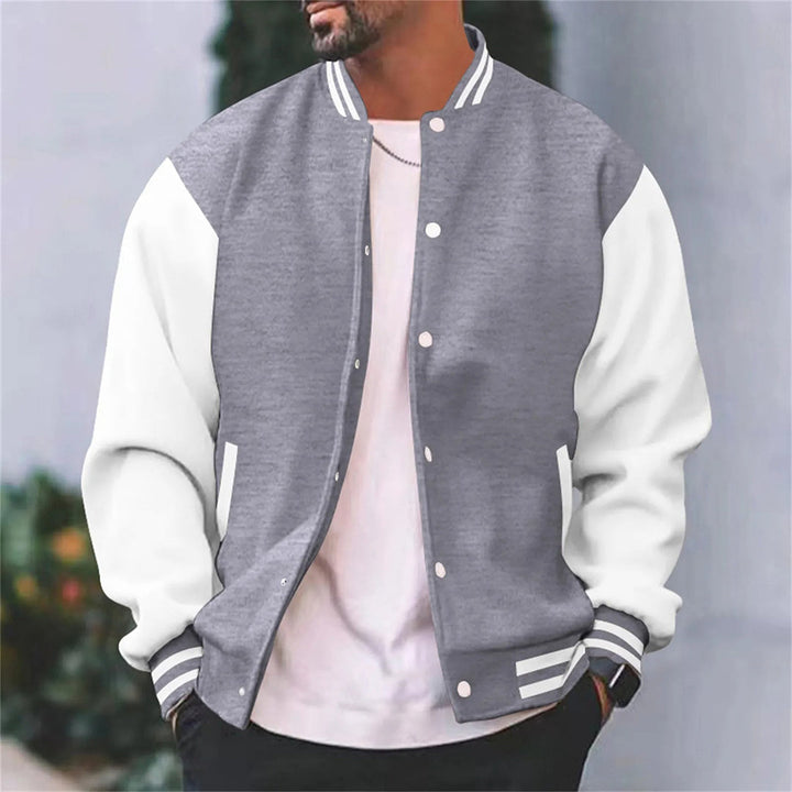 Jacob | Men's Casual Bomber Jacket with Zipper Closure