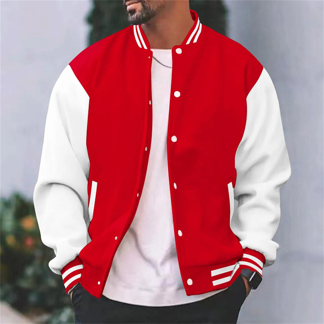 Jacob | Men's Casual Bomber Jacket with Zipper Closure