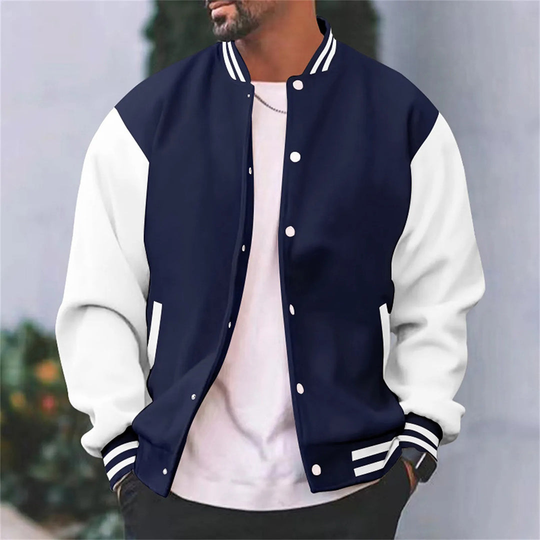 Jacob | Men's Casual Bomber Jacket with Zipper Closure