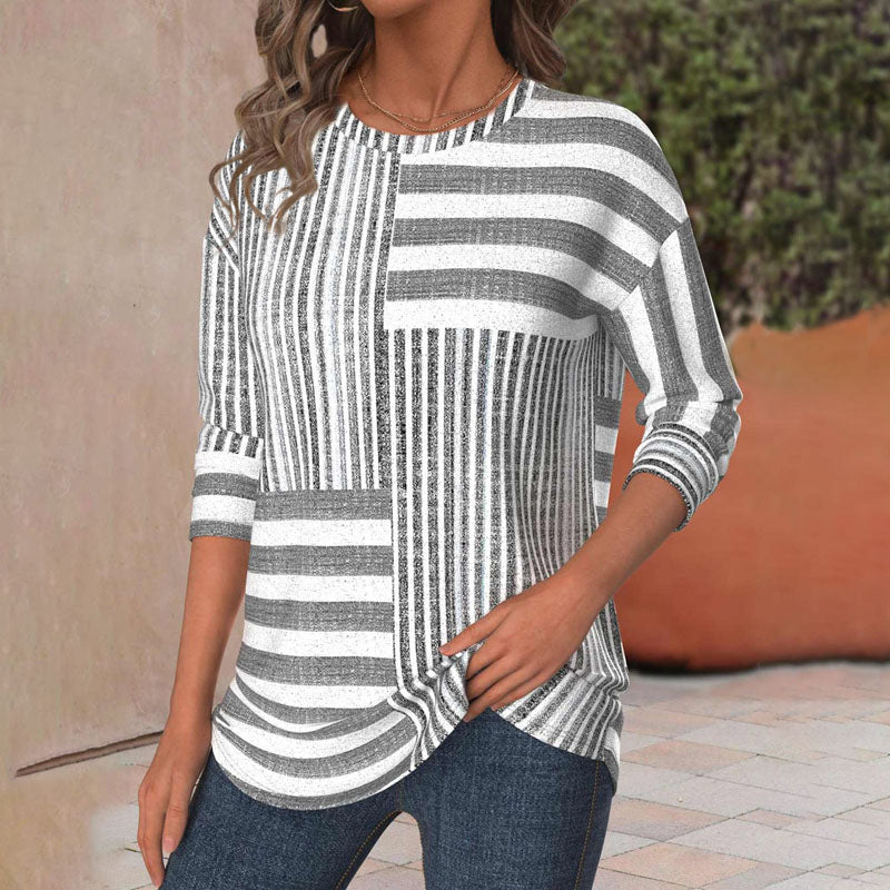 Jacqueline | Chic Striped Blouse