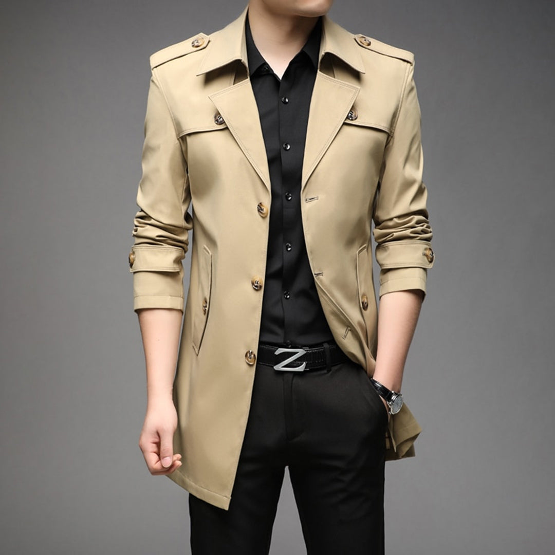 George | Men’s Classic Double-Breasted Trench Coat