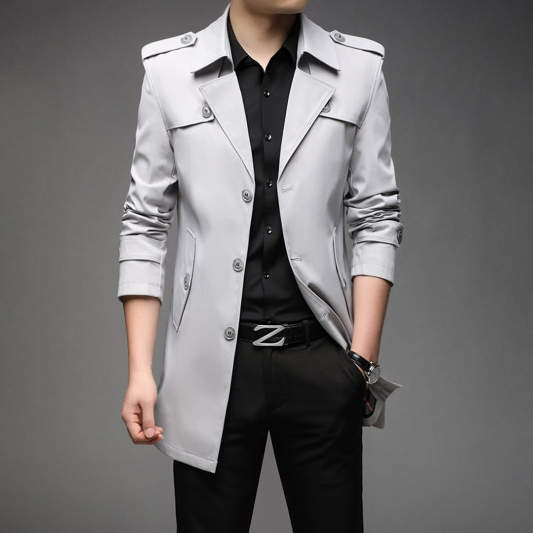 George | Men’s Classic Double-Breasted Trench Coat