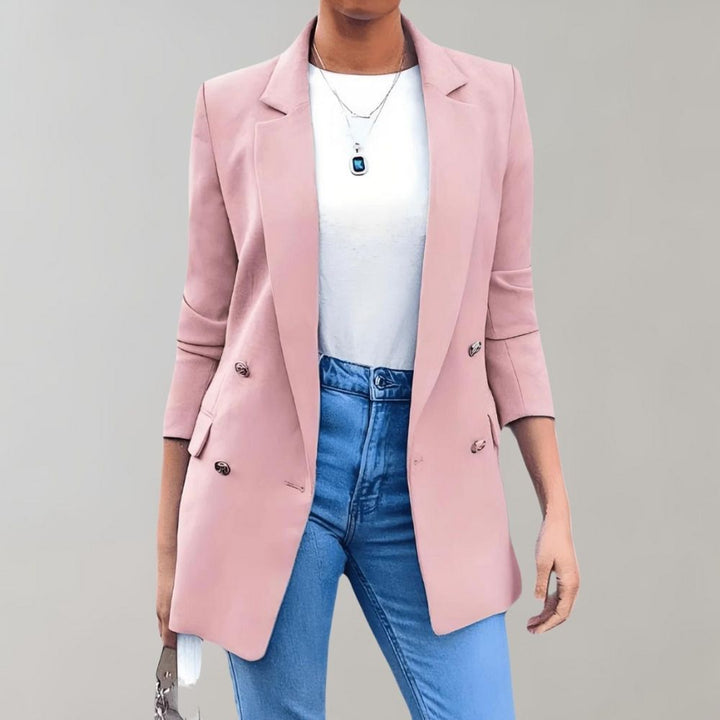 Eloise | Women’s Formal Double-Button Office Coat