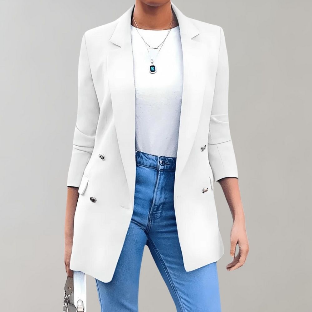 Eloise | Women’s Formal Double-Button Office Coat