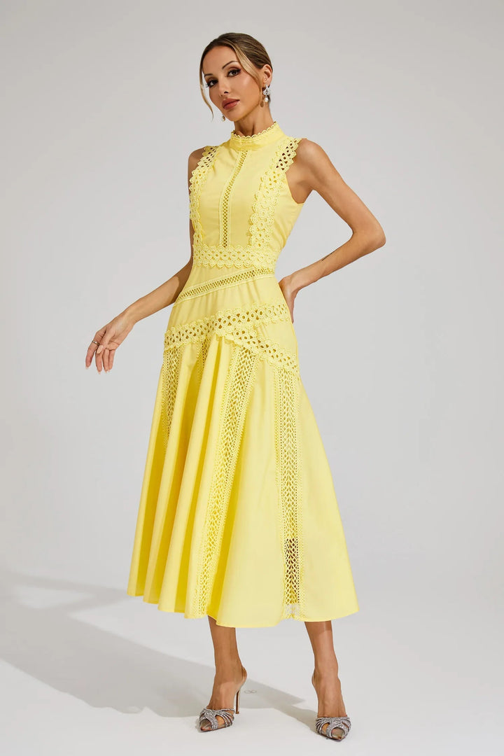 Lisette | Elegant Sleeveless Lace Dress