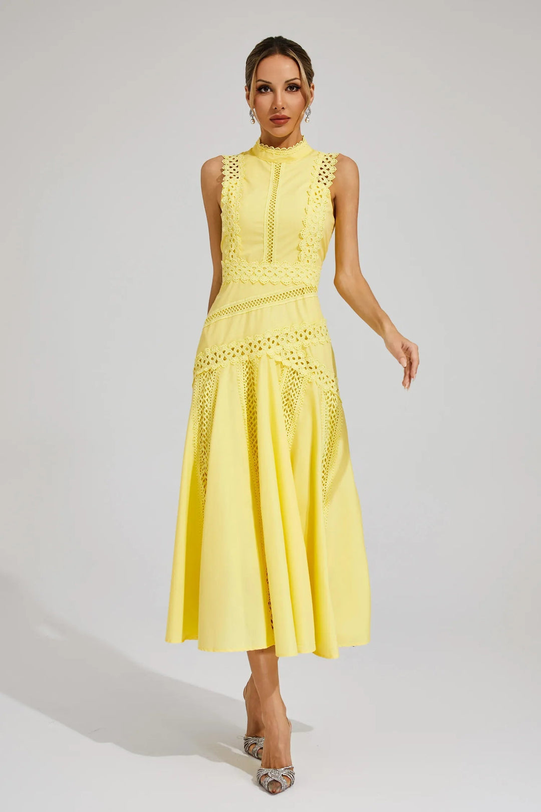 Lisette | Elegant Sleeveless Lace Dress