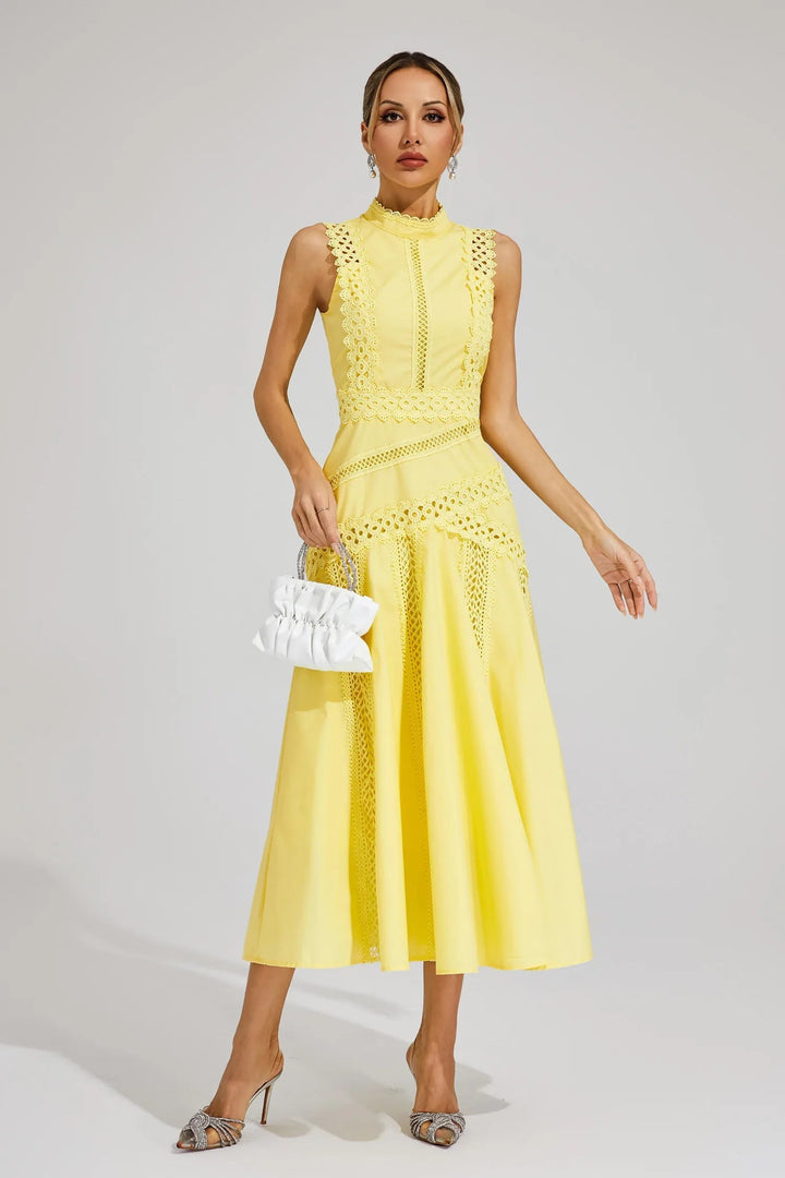Lisette | Elegant Sleeveless Lace Dress
