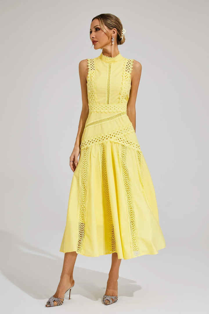 Lisette | Elegant Sleeveless Lace Dress