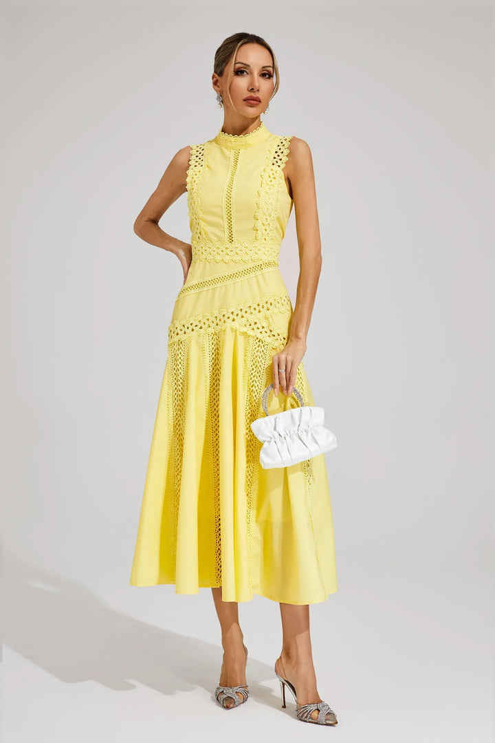 Lisette | Elegant Sleeveless Lace Dress
