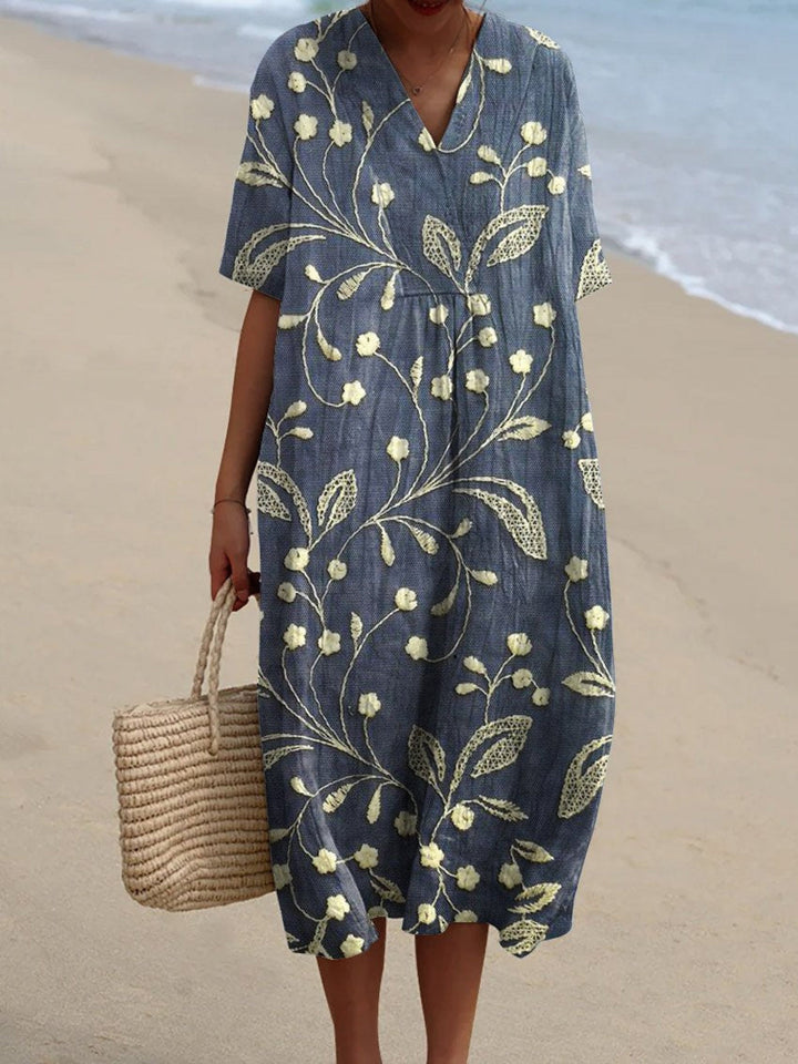 Lydia | Vintage Floral Summer Dress