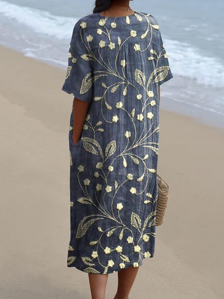 Lydia | Vintage Floral Summer Dress