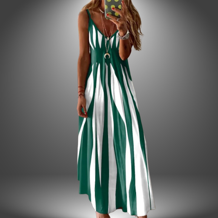 Bianca | Striped Maxi Dress