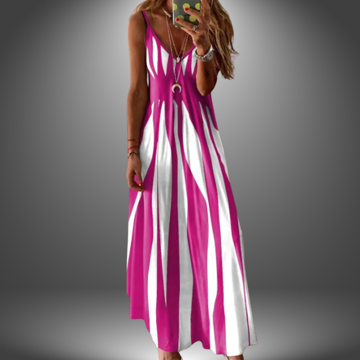 Bianca | Striped Maxi Dress