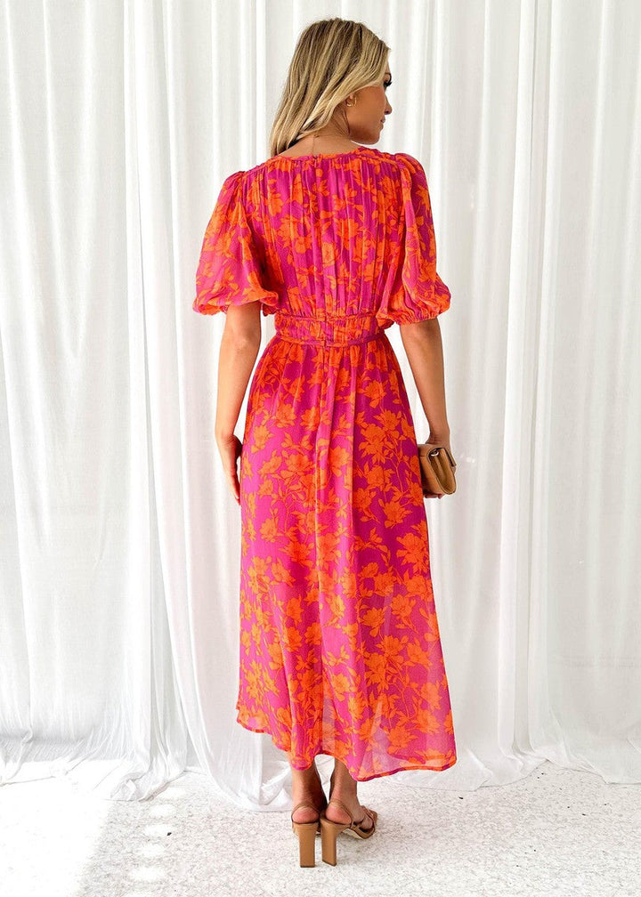 Lyra | Floral Midi Dress